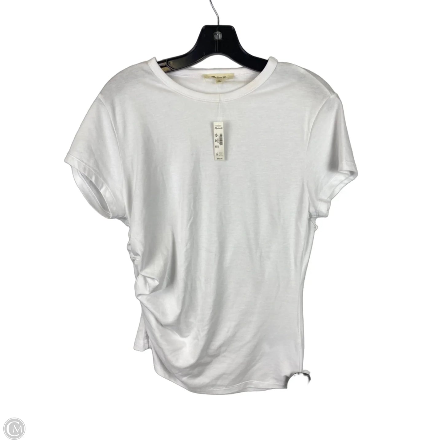 Top Short Sleeve By Madewell In White, Size: M