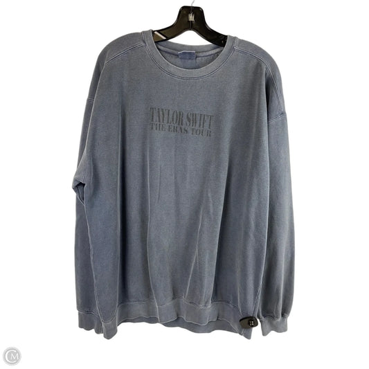 Sweatshirt Crewneck By Comfort Colors In Blue, Size: Xl