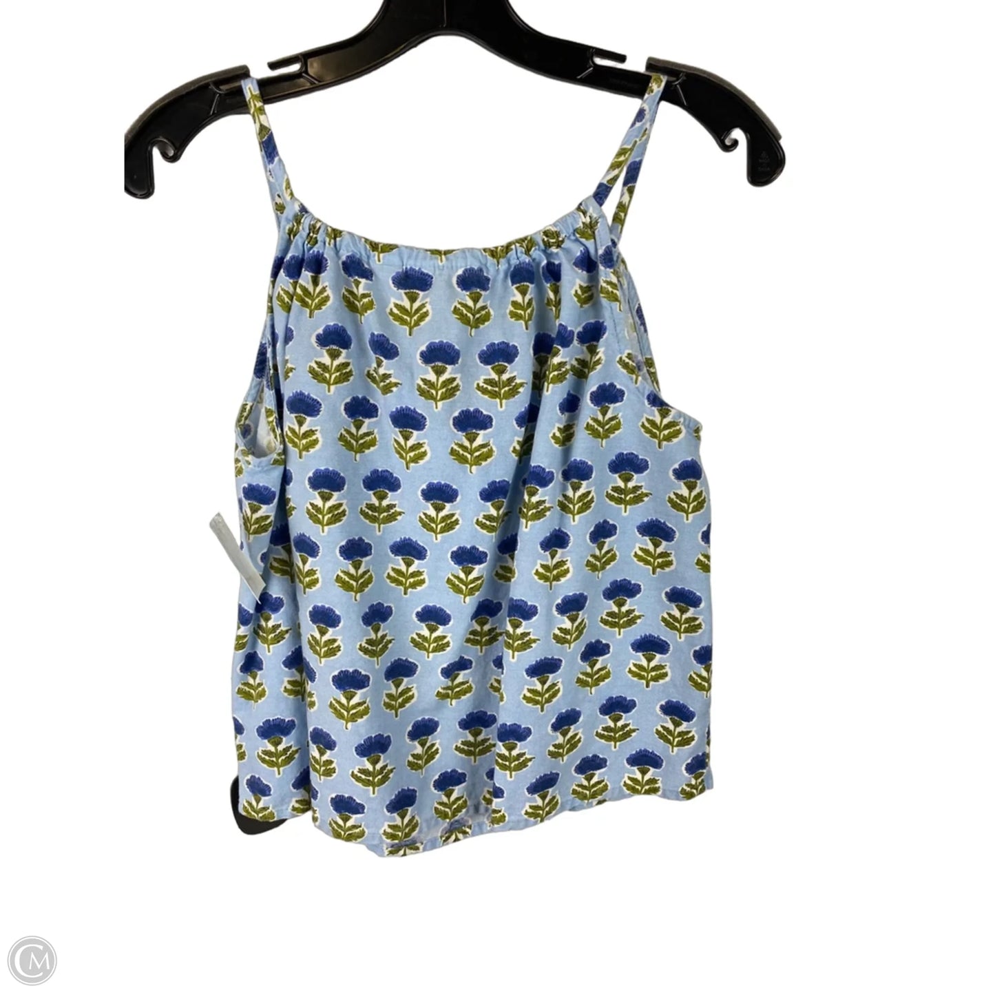 Top Sleeveless By Clothes Mentor In Blue & Green, Size: M