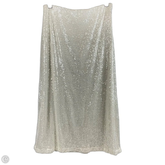 Skirt Maxi By Clothes Mentor In White, Size: M