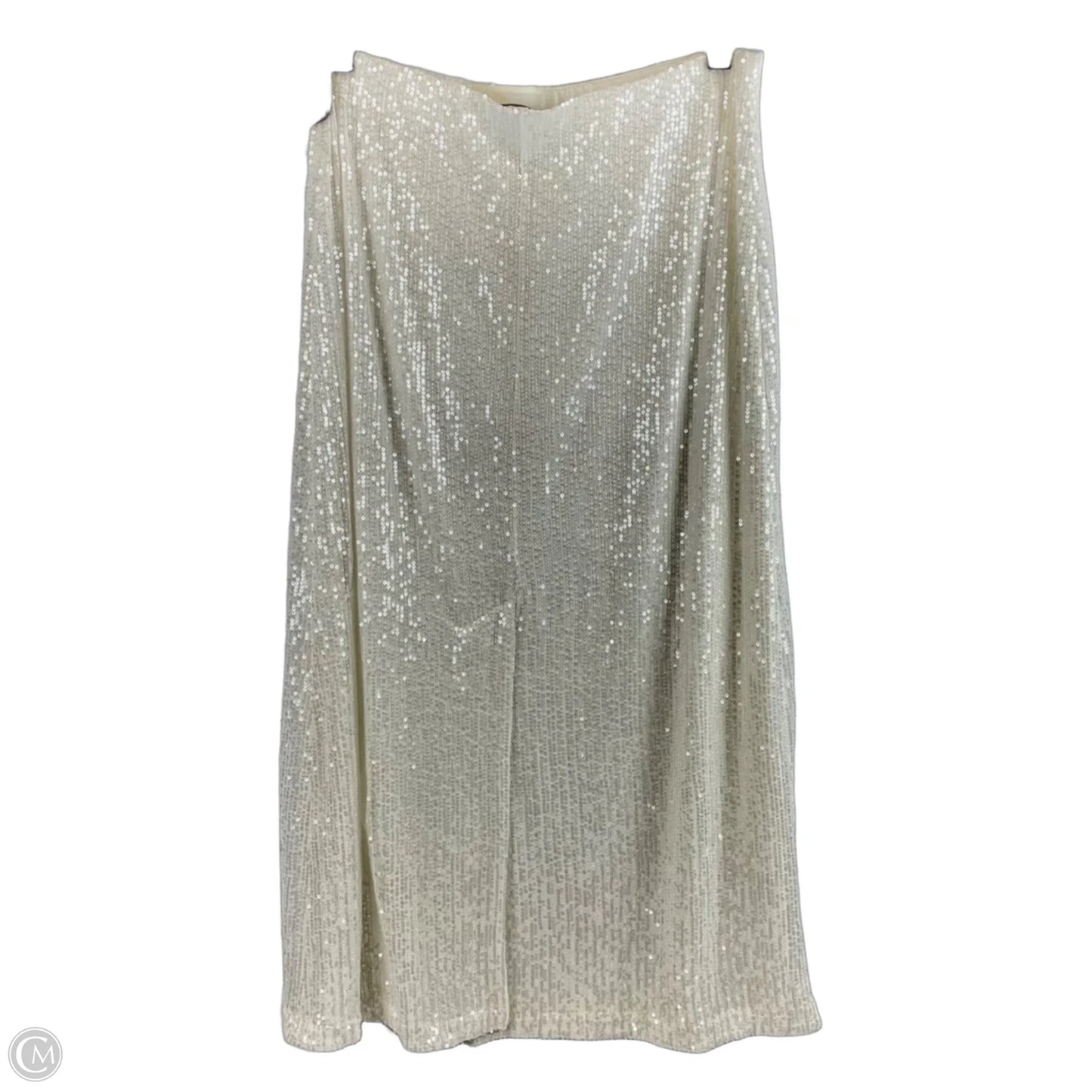 Skirt Maxi By Clothes Mentor In White, Size: M