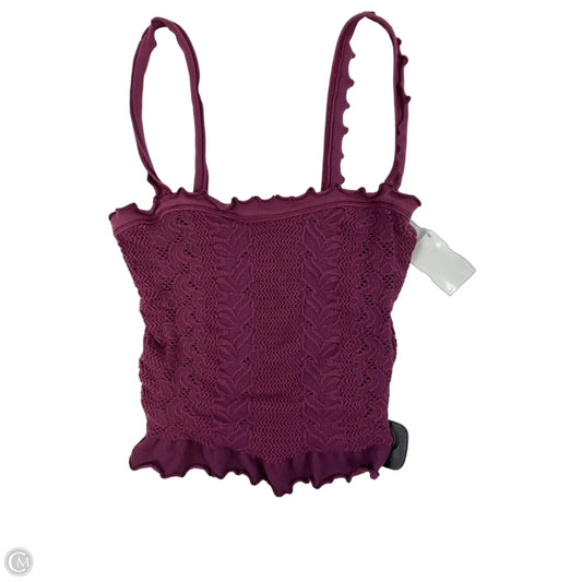 Top Sleeveless By Free People In Purple, Size: Xs