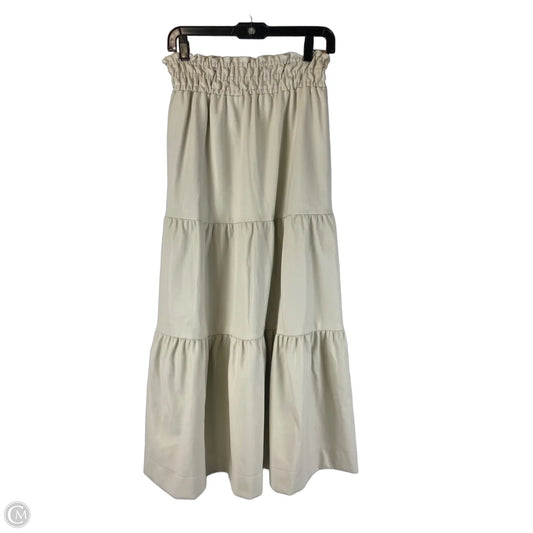 Skirt Maxi By Anthropologie In Cream, Size: Xs