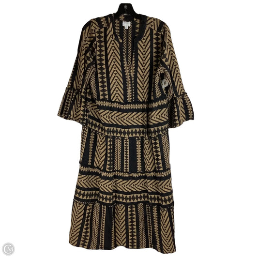 Dress Casual Maxi By Mudpie In Black & Brown, Size: S