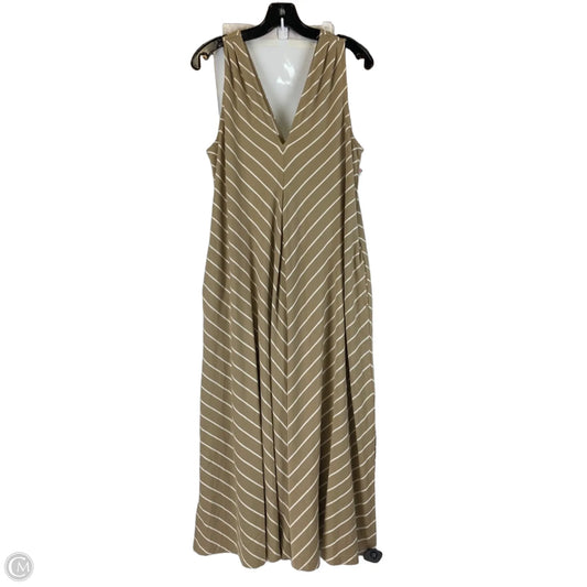 Dress Casual Midi By Haven In Striped Pattern, Size: M