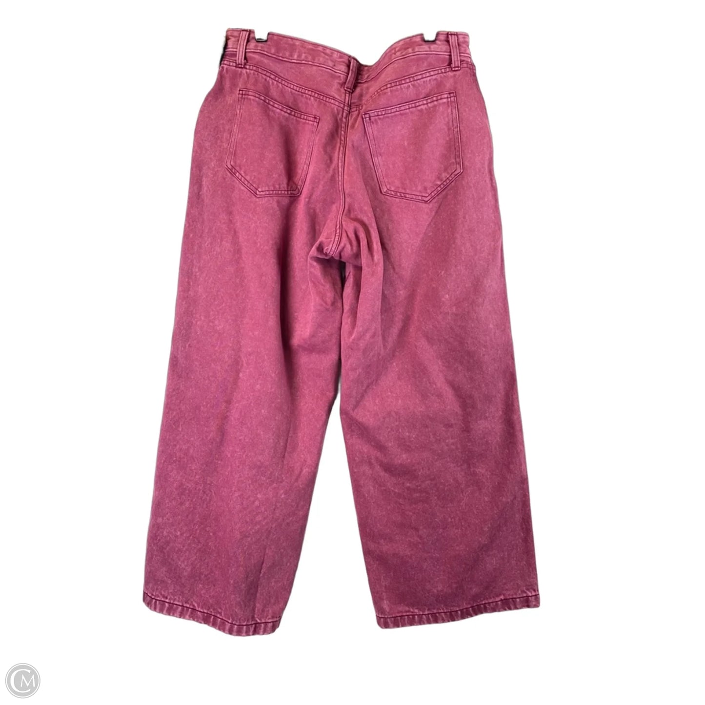 Jeans Wide Leg By Scoop In Pink, Size: 12