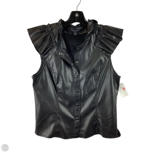 Top Short Sleeve By Marc New York In Black, Size: M