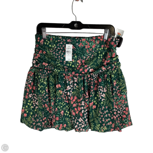 Skirt Mini & Short By Loft In Floral Print, Size: M