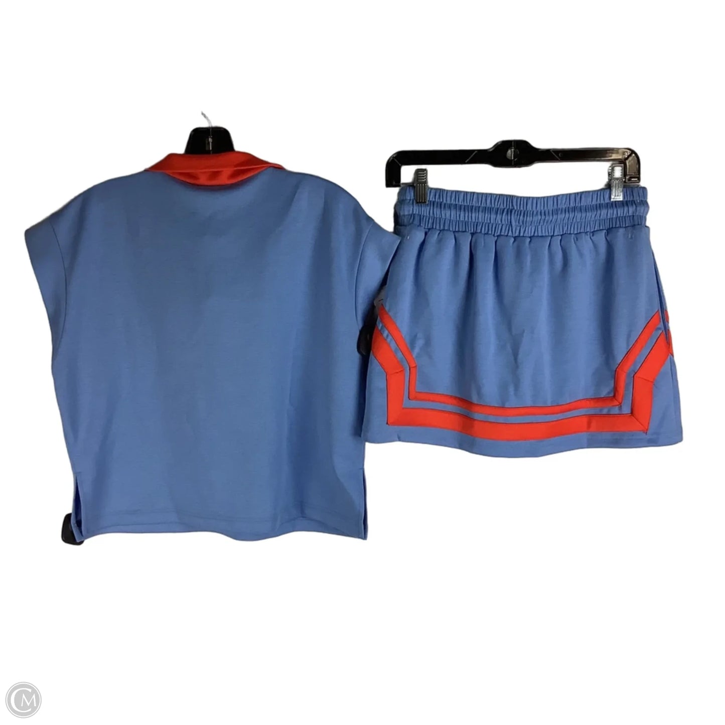 Skort 2pc Set By Entro In Blue & Orange, Size: S