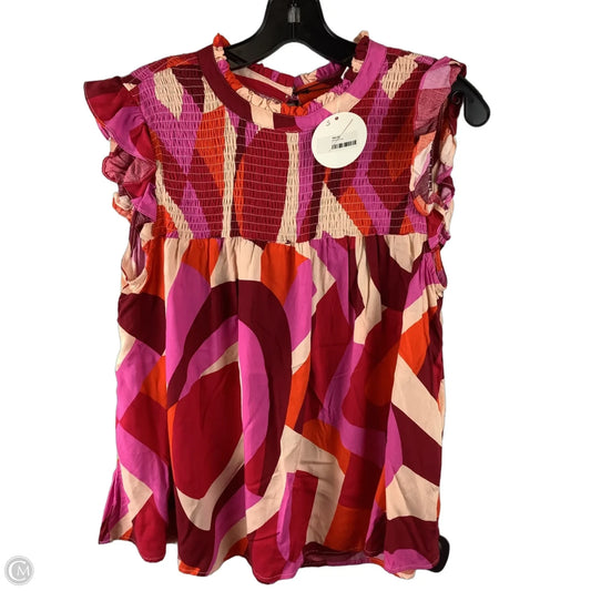 Top Short Sleeve By Thml In Pink, Size: S