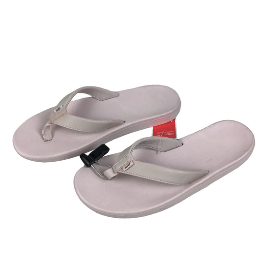 Pink Sandals Flip Flops Nike, Size 10