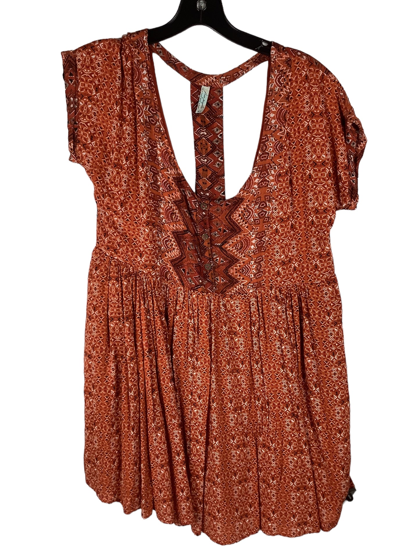 Dress Casual Short By Free People In Orange, Size: S