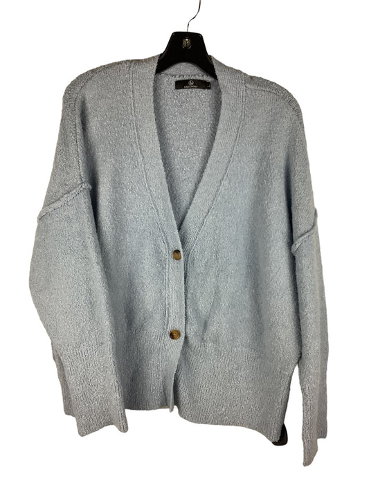 Sweater Cardigan By Clothes Mentor In Blue, Size: L