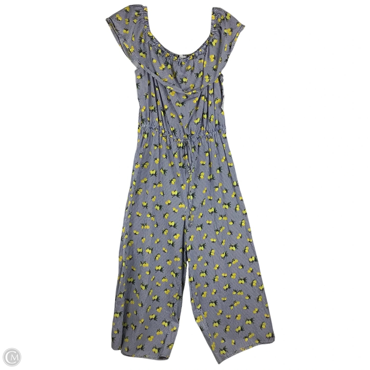 Jumpsuit By Clothes Mentor In Striped Pattern, Size: L