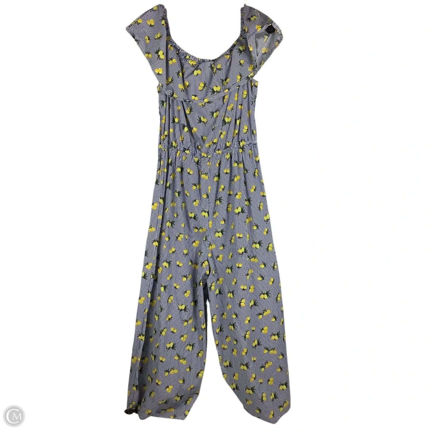 Jumpsuit By Clothes Mentor In Striped Pattern, Size: L