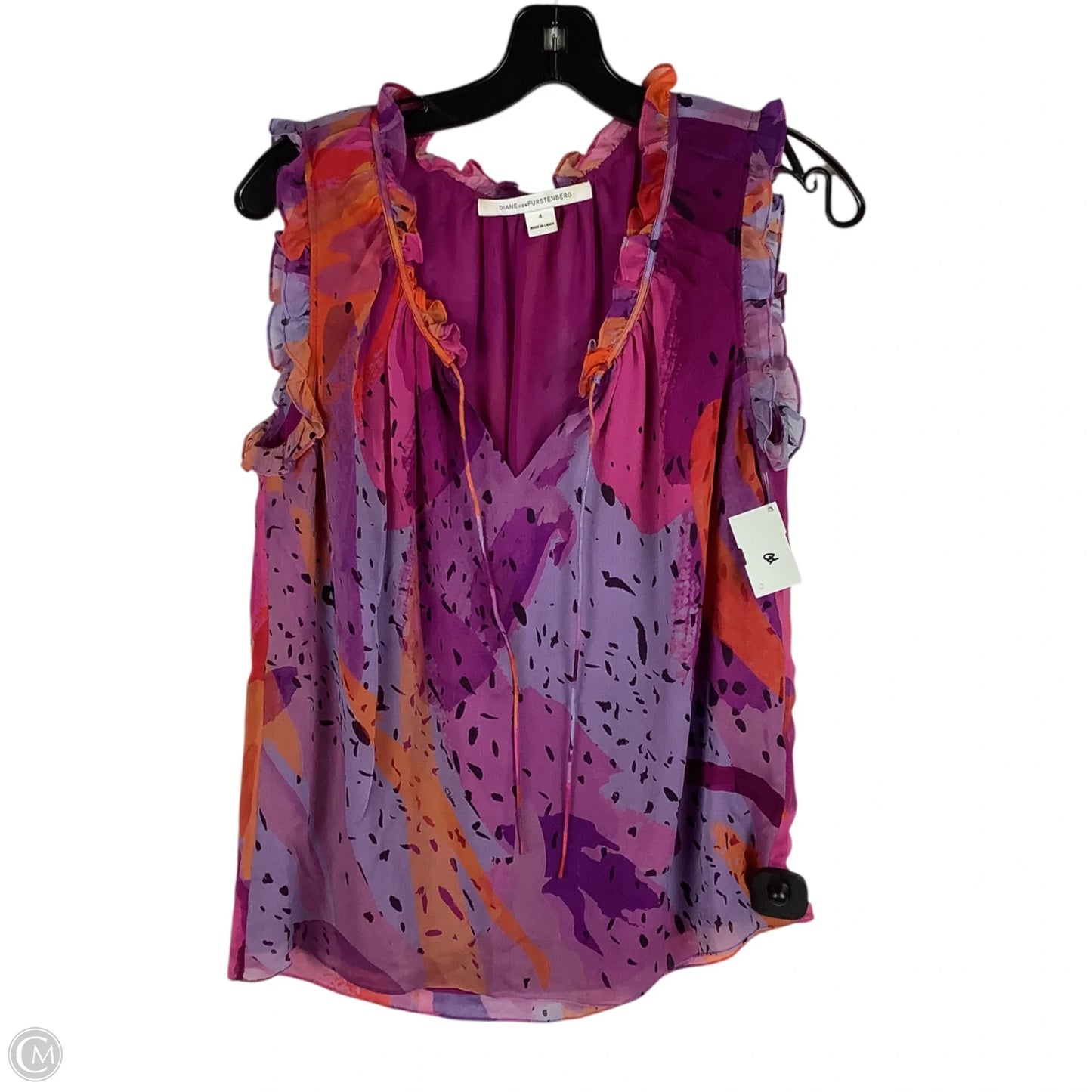 Top Sleeveless By Diane Von Furstenberg In Purple, Size: 4