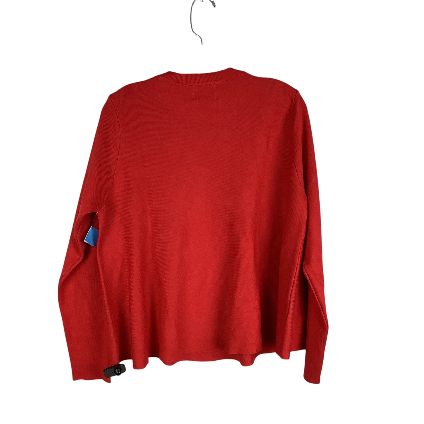 Top Long Sleeve By Clothes Mentor In Red, Size: L