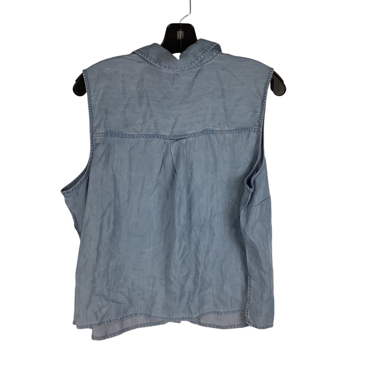 Top Sleeveless By Express In Blue, Size: L