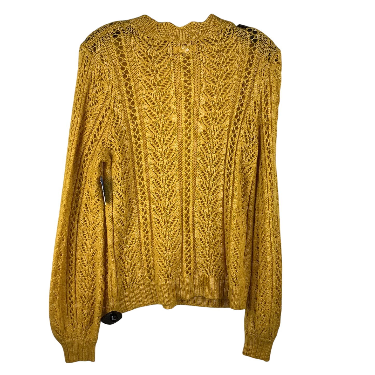 Top Long Sleeve By Lc Lauren Conrad In Yellow, Size: M