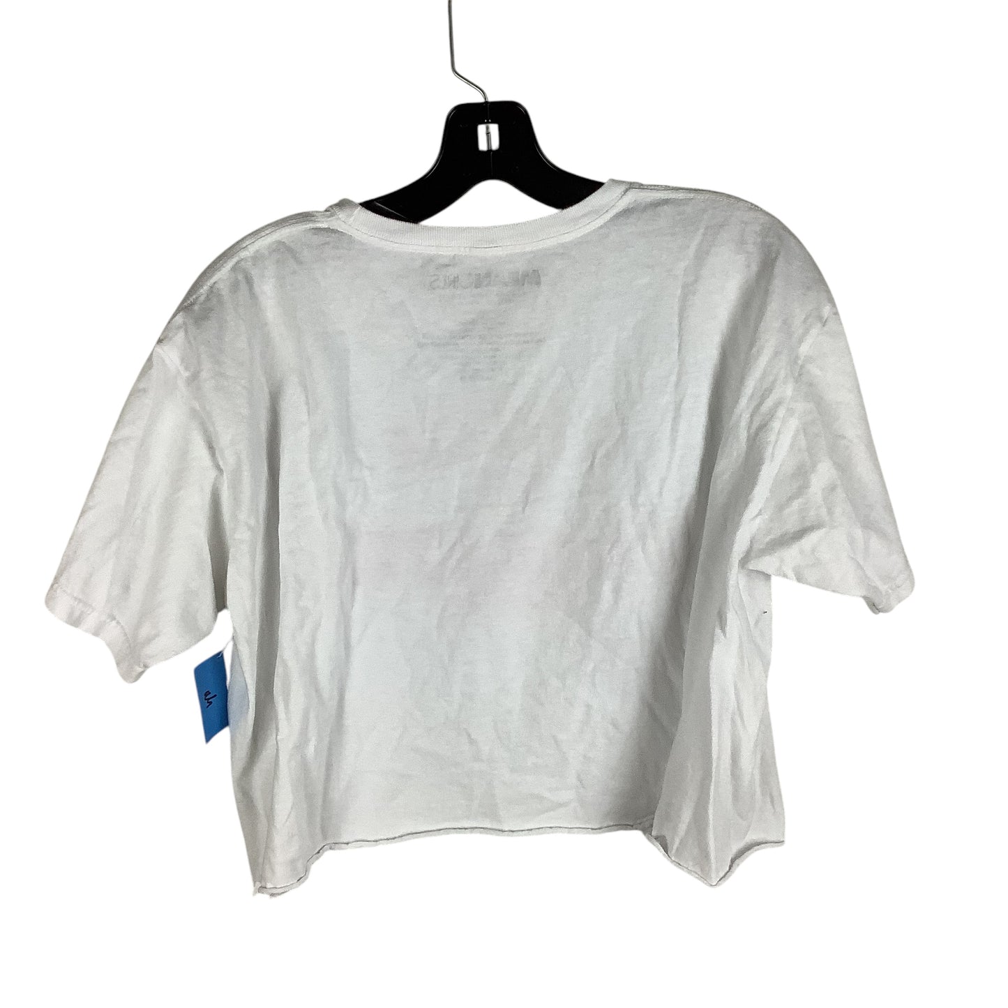 Top Short Sleeve Basic By Clothes Mentor In White, Size: L