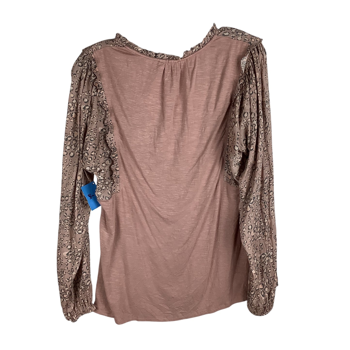 Top Long Sleeve By Dolan Left Coast In Animal Print, Size: M