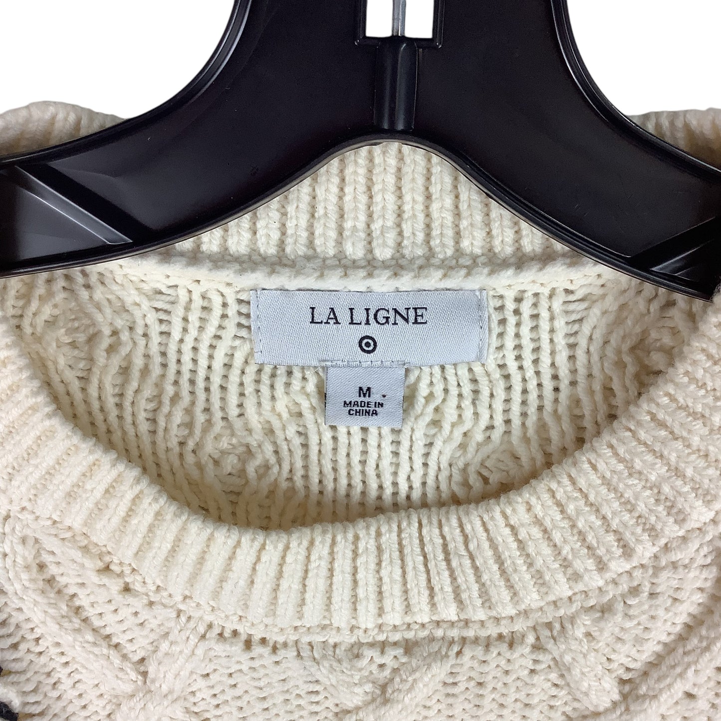 Sweater By Clothes Mentor In Cream, Size: M