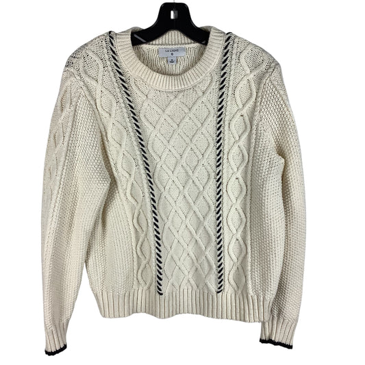 Sweater By Clothes Mentor In Cream, Size: M