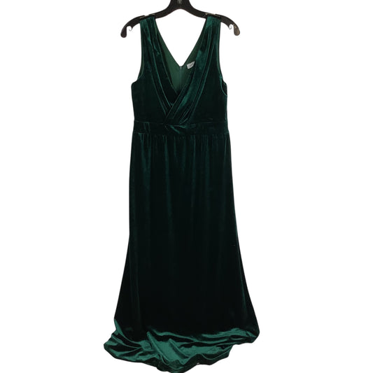 Dress Party Long By Clothes Mentor In Green, Size: 6