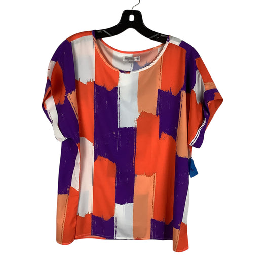 Top Short Sleeve By Clothes Mentor In Orange, Size: L