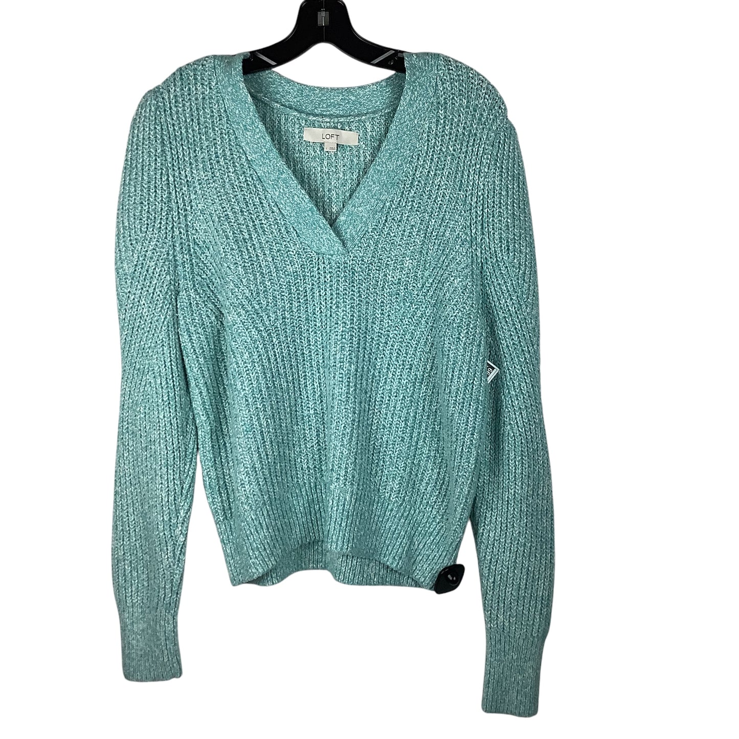 Sweater By Loft In Blue, Size: L