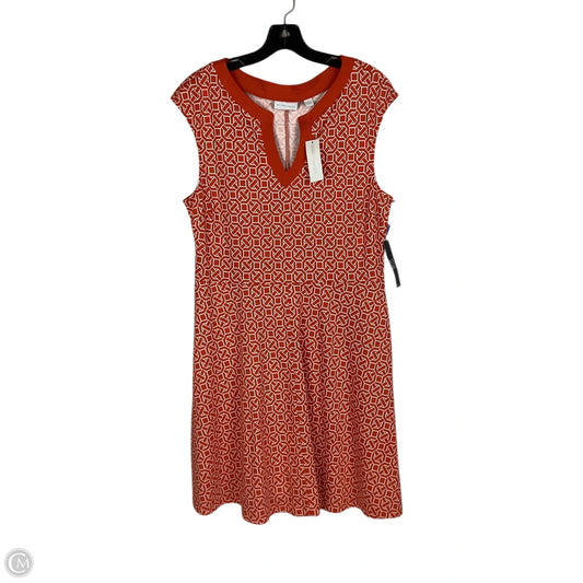 Dress Work By New York And Co In Orange, Size: L