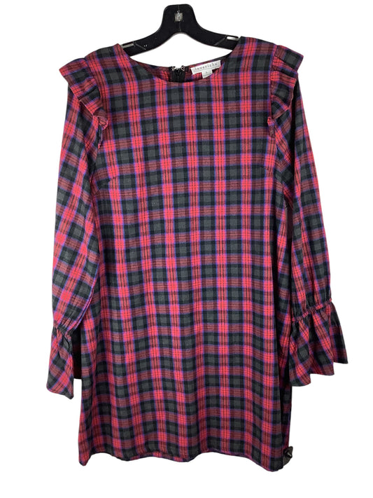 Dress Casual Short By Loveriche In Plaid, Size: L