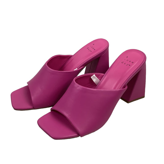 Sandals Heels Block By A New Day  Size: 8.5