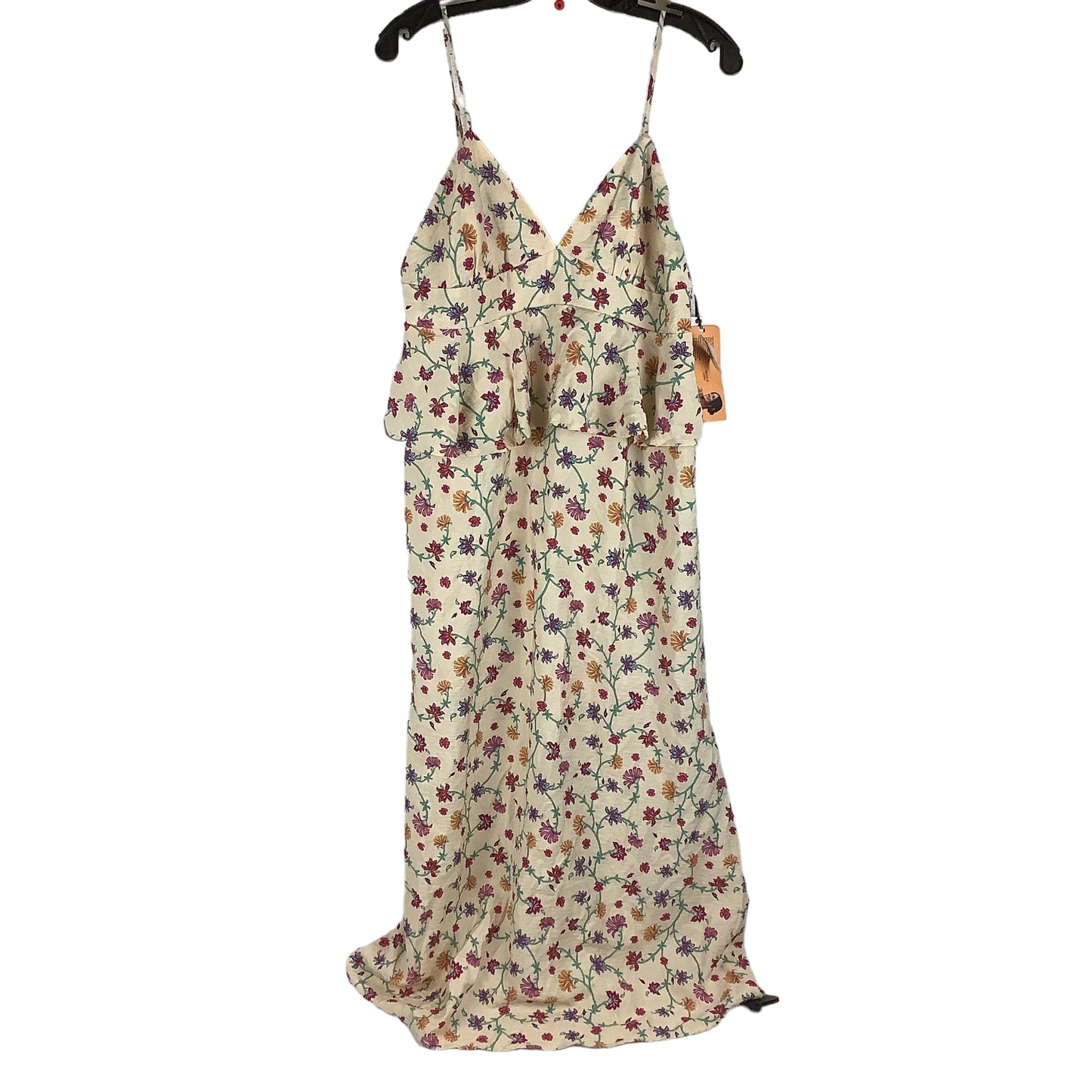 Floral Print Dress Party Long Clothes Mentor, Size 12