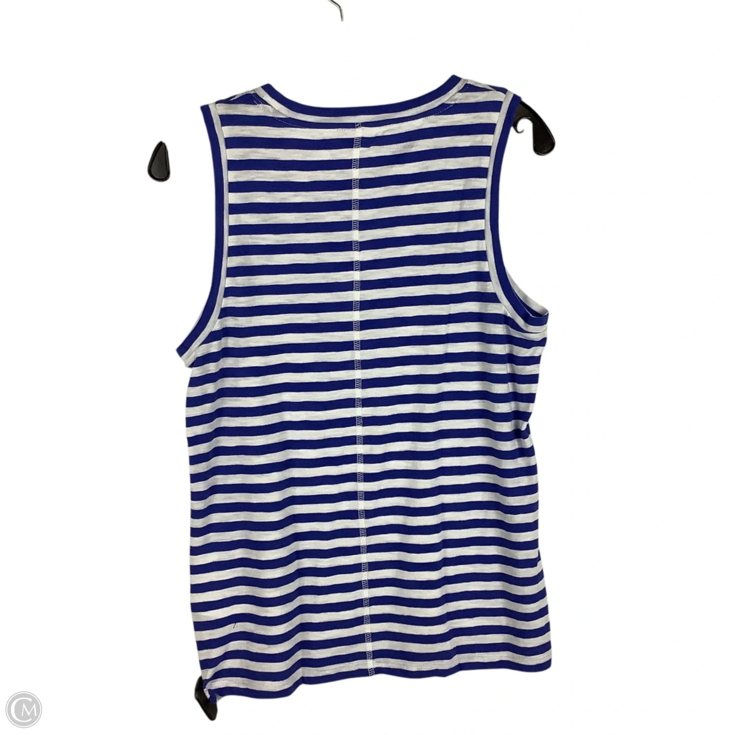 Top Sleeveless By J. Crew In Striped Pattern, Size: M