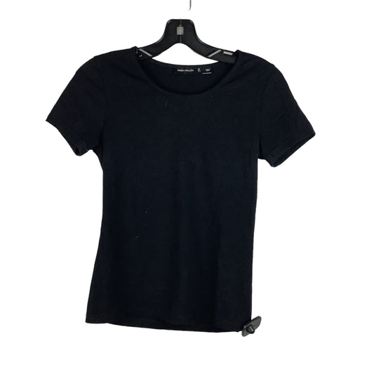 Black Top Short Sleeve Basic Karen Millen, Size 2