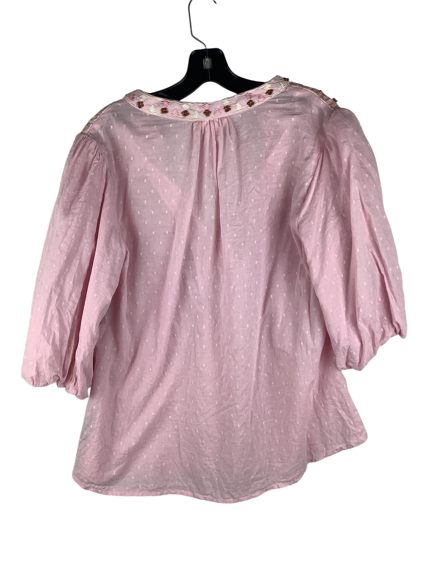 Top Short Sleeve By Cmc In Pink, Size: Xxs