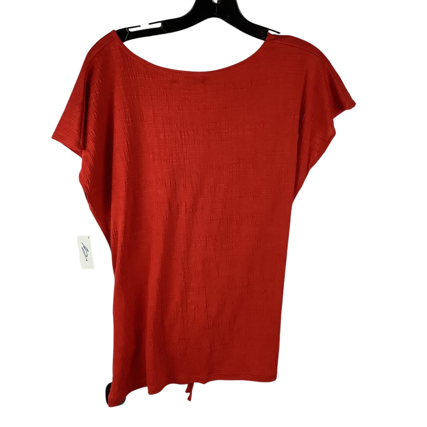 Top Short Sleeve By Max Studio In Red, Size: Xl