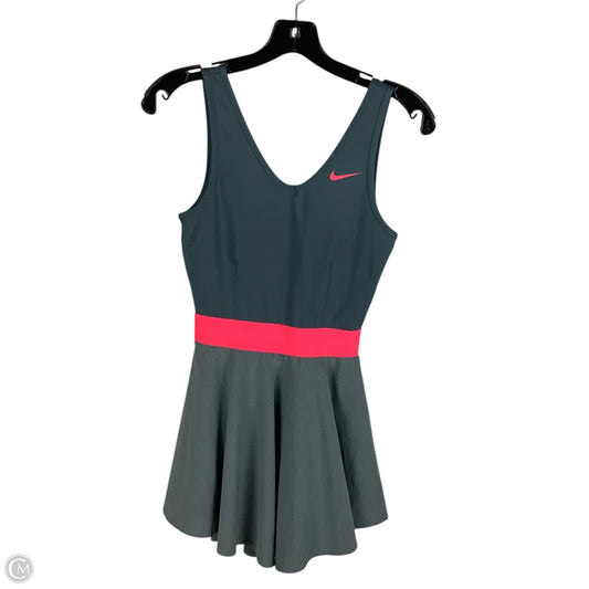 Athletic Dress By Nike Apparel In Grey, Size: S