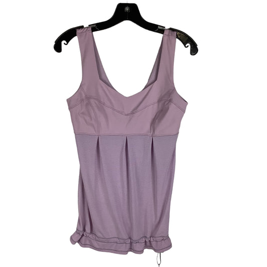 Athletic Tank Top By Lululemon In Purple, Size: 6