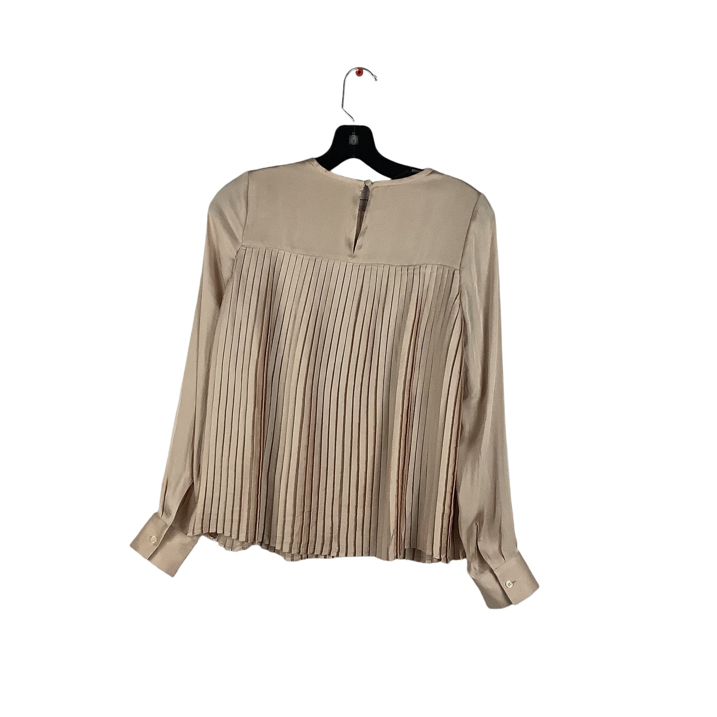 Top Long Sleeve By Banana Republic In Tan, Size: Xs