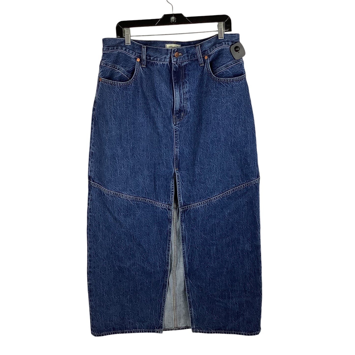 Skirt Maxi By Madewell In Blue Denim, Size: 16 (34)