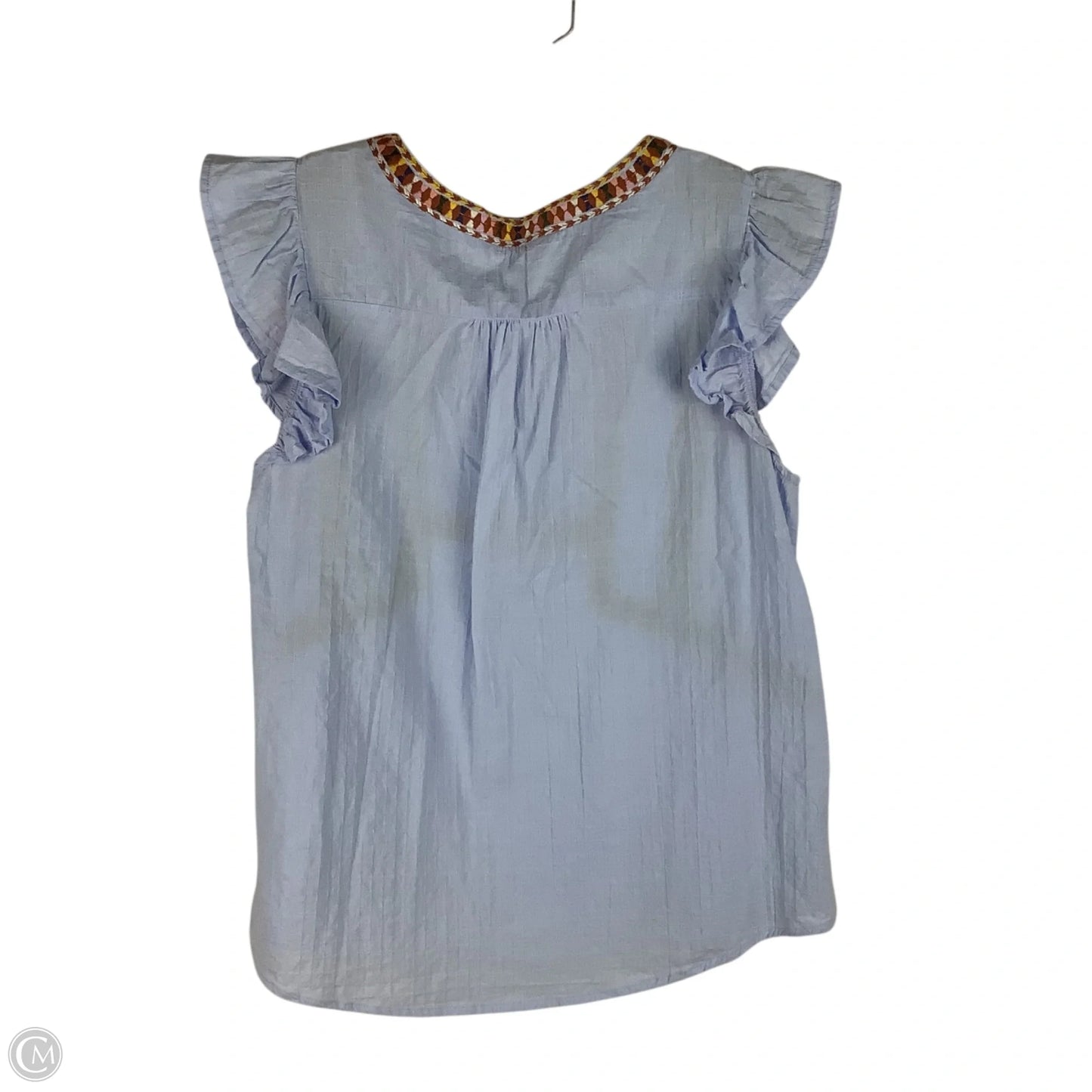 Top Short Sleeve By Entro In Blue, Size: S