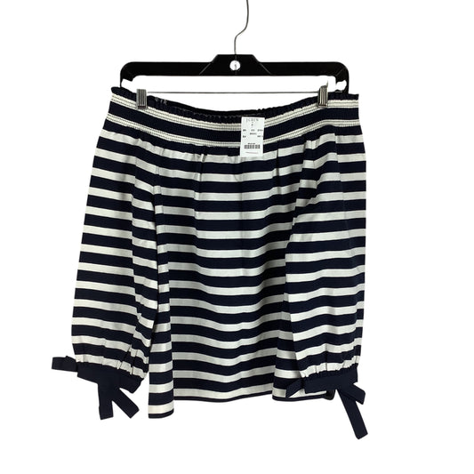 Top Long Sleeve By J. Crew In Striped Pattern, Size: 8