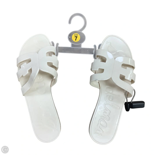 Sandals Flats By Sam Edelman In Cream, Size: 7