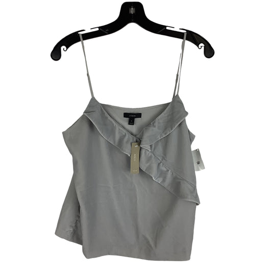 Top Sleeveless By J. Crew In Grey, Size: 8