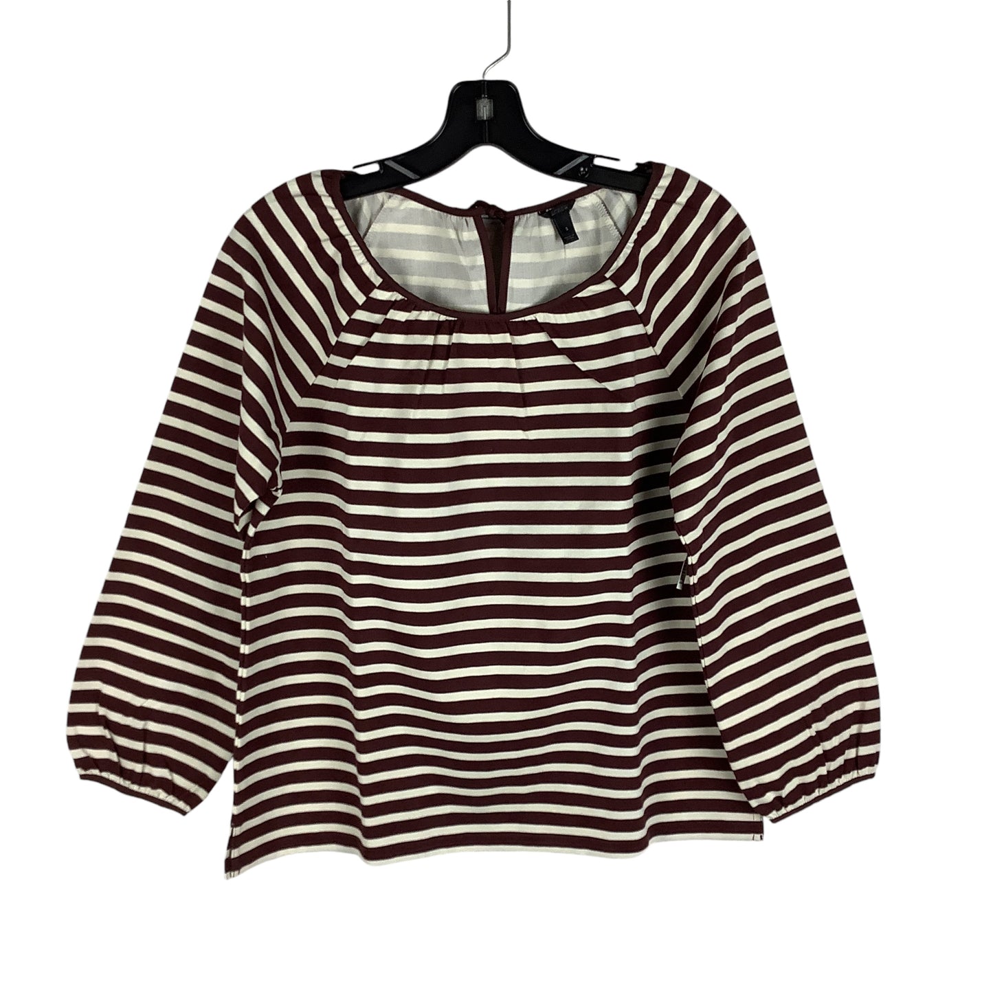 Top Long Sleeve By J. Crew In Striped Pattern, Size: S