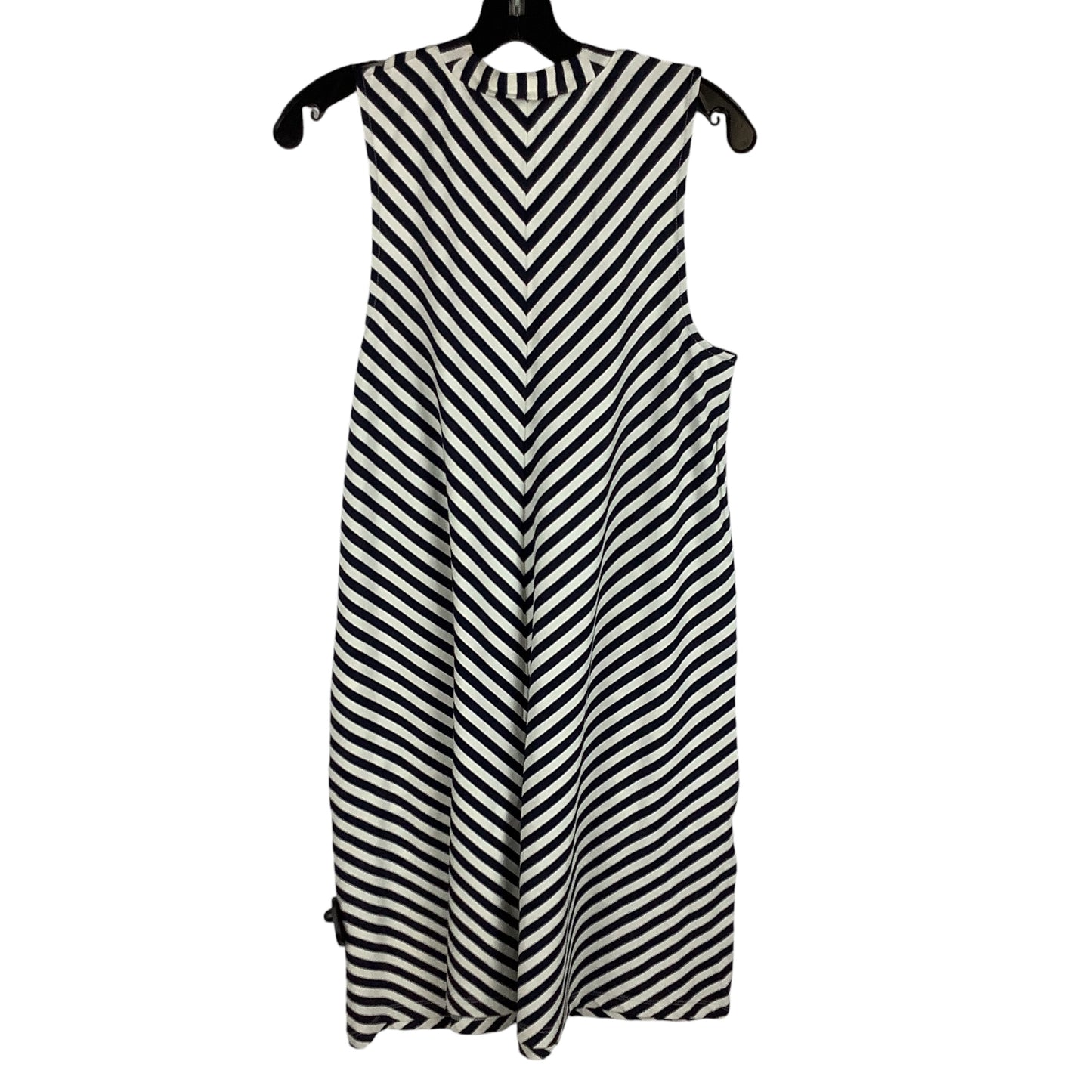 Dress Casual Midi By J. Crew In Striped Pattern, Size: 8