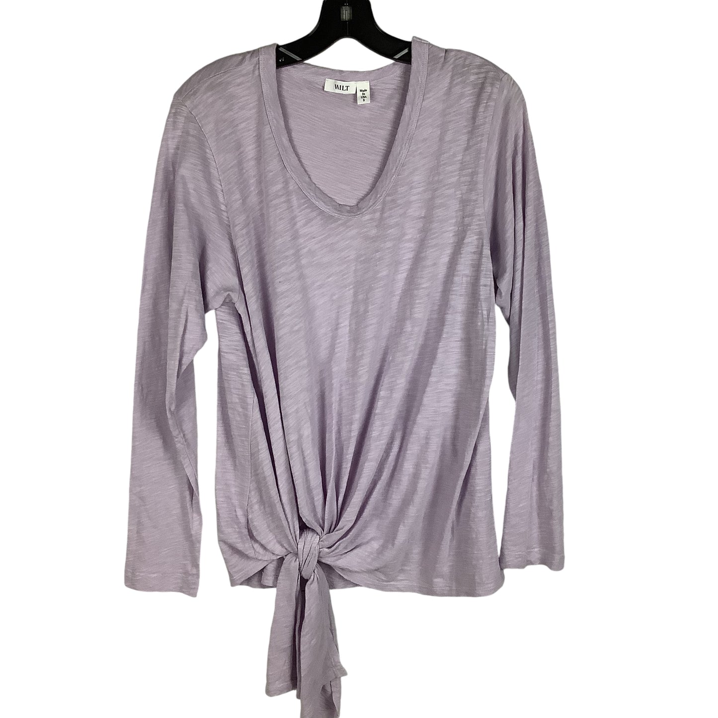 Top Long Sleeve By Wilt In Purple, Size: S