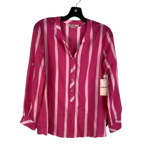 Top Long Sleeve By Clothes Mentor In Pink, Size: S